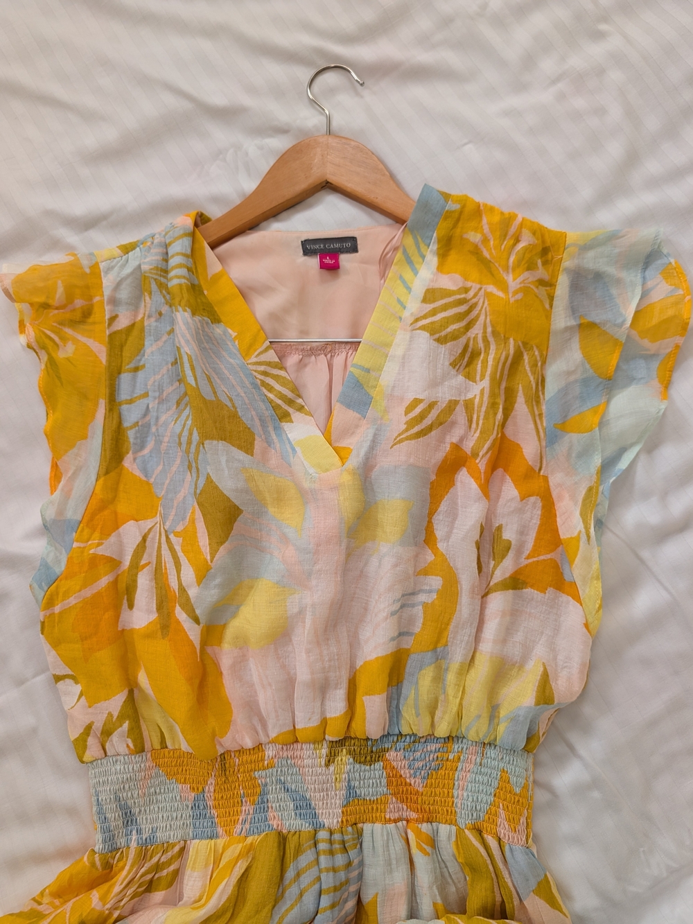 Vince Camuto Soft Floral Flowy Maxi Dress